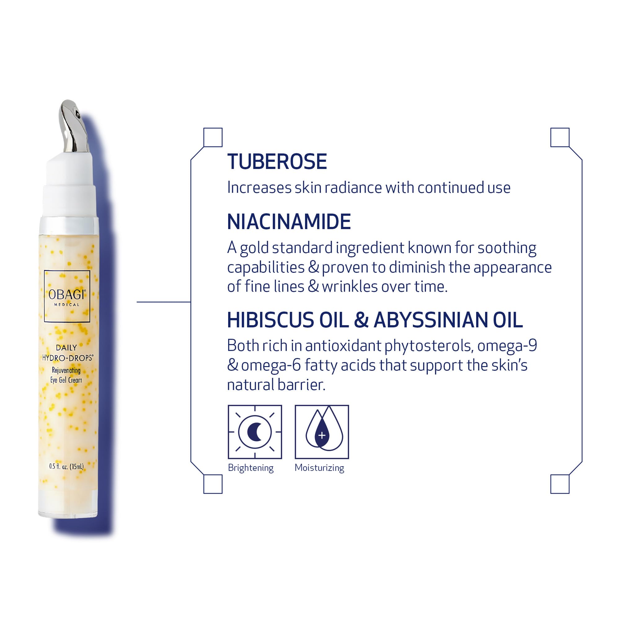 Physician-endorsed Obagi Daily Hydro-Drops Eye Gel Cream