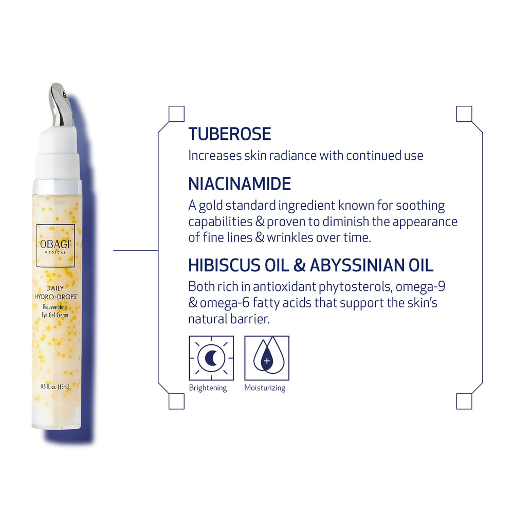 Physician-endorsed Obagi Daily Hydro-Drops Eye Gel Cream