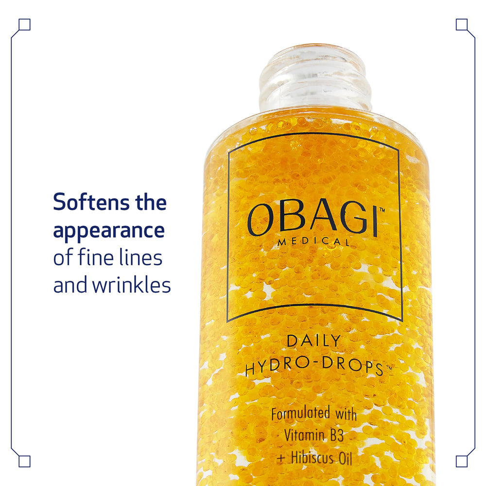 Obagi Daily Hydro-Drops application on clean skin for smooth texture