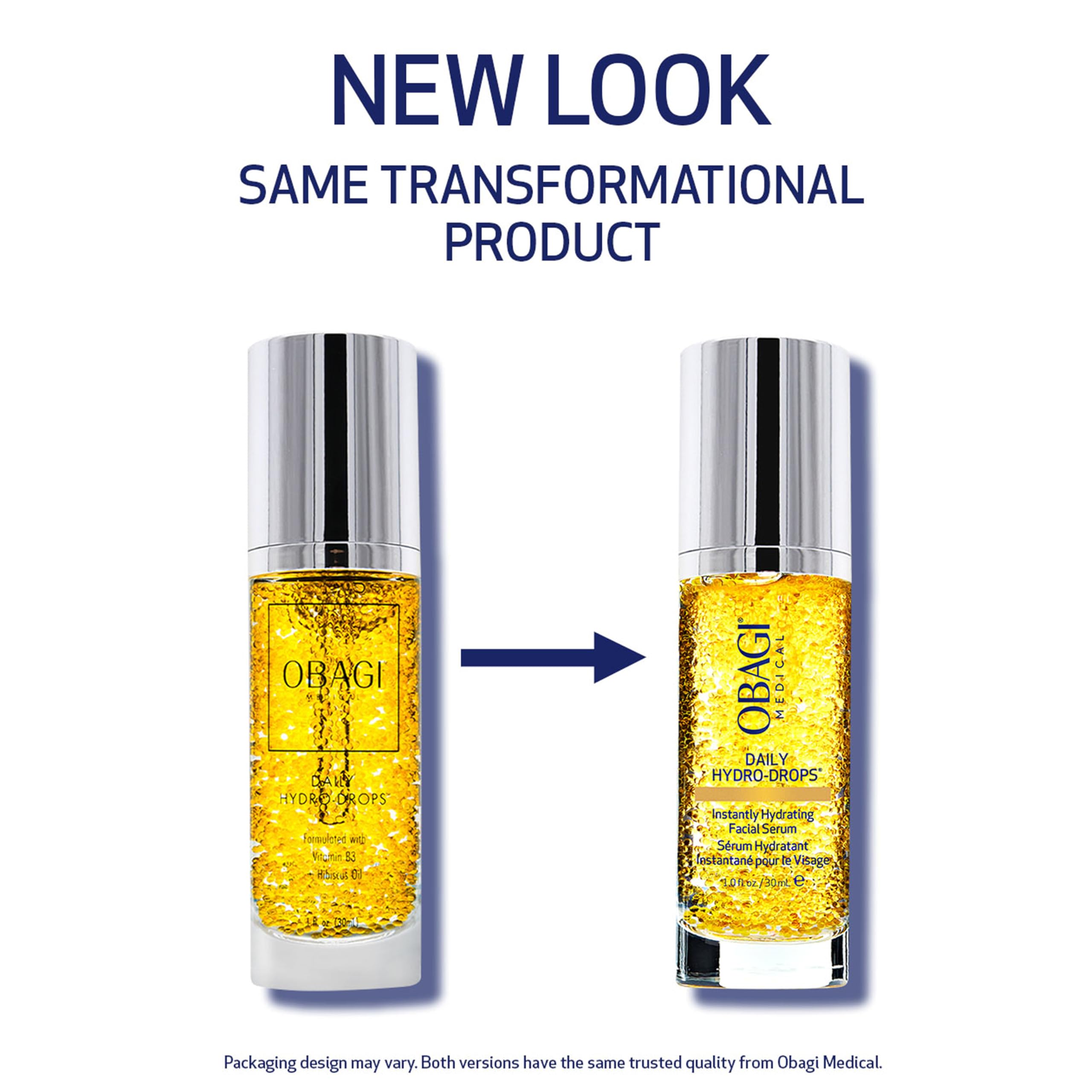 Obagi Hydro-Drops close-up droplets for quick absorption