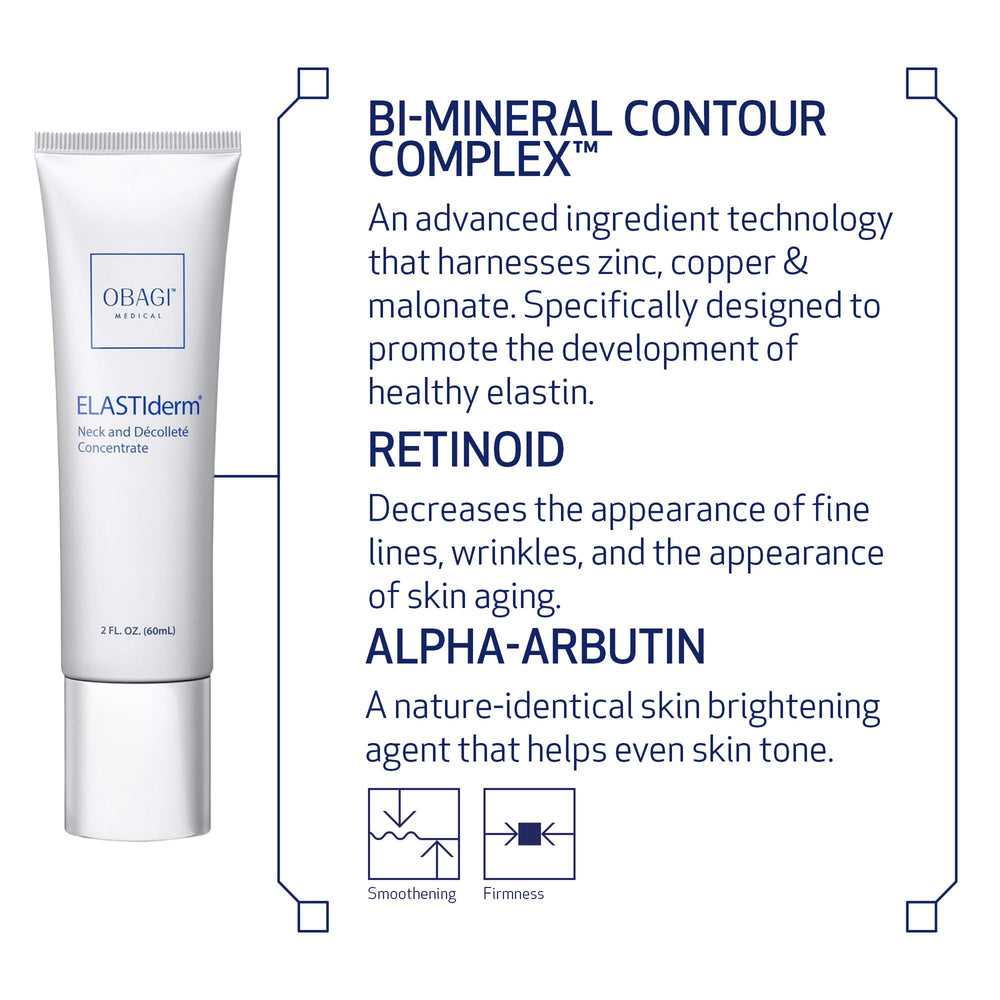 Alpha-Arbutin brightening focus suggests more even décolleté tone.