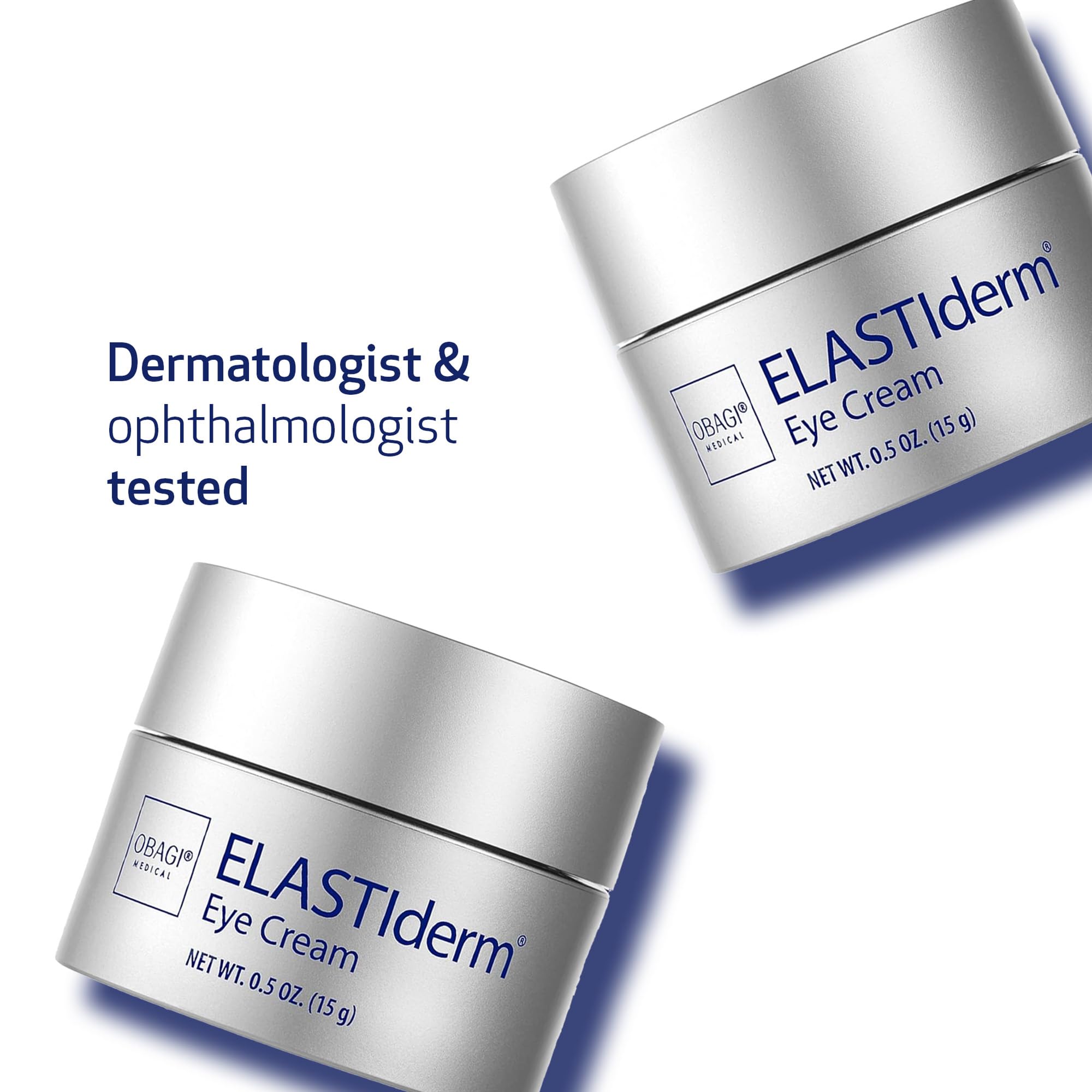 Obagi ELASTIderm Eye Cream cap and tube ready for daily routine