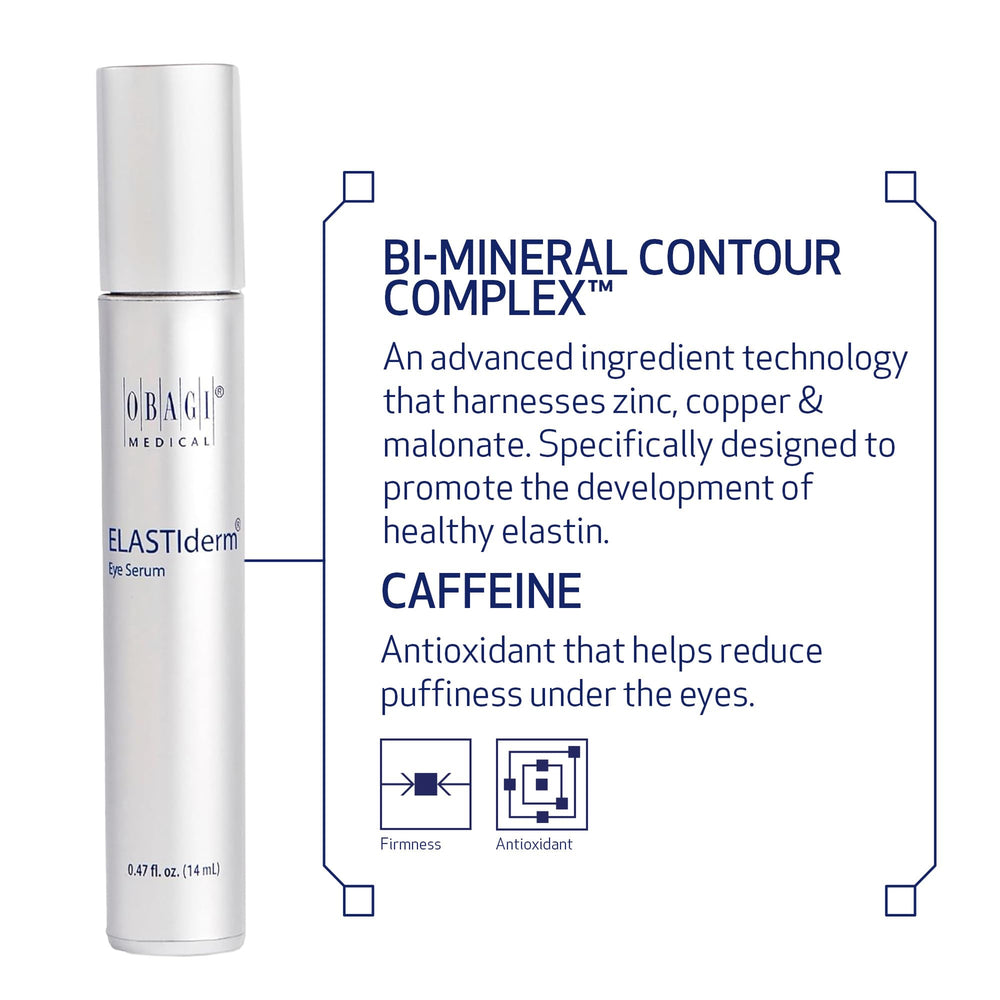 ELASTIderm Eye Serum cooling applicator provides soothing refreshment.