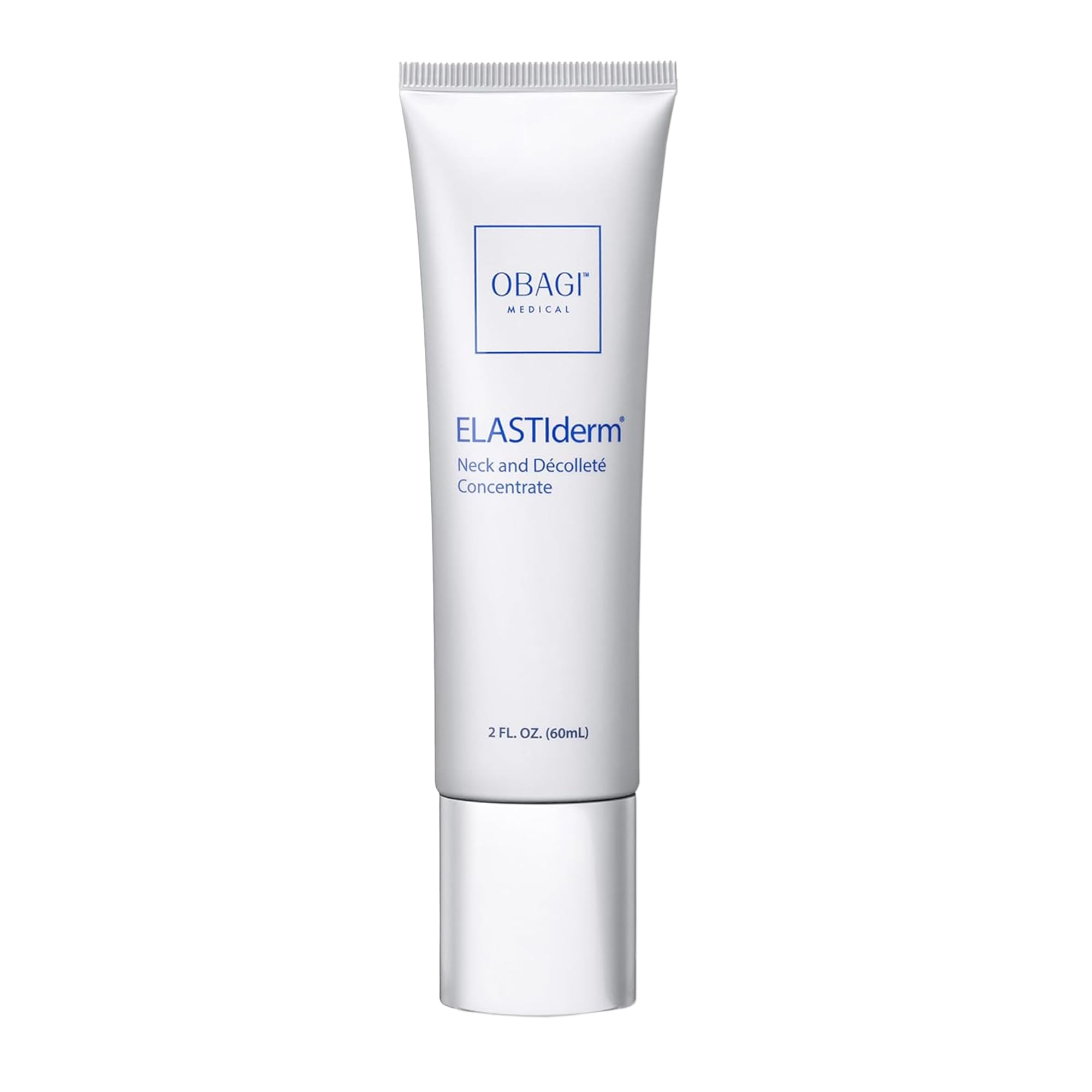 Obagi ELASTIderm neck bottle pour enables controlled application for neck care.