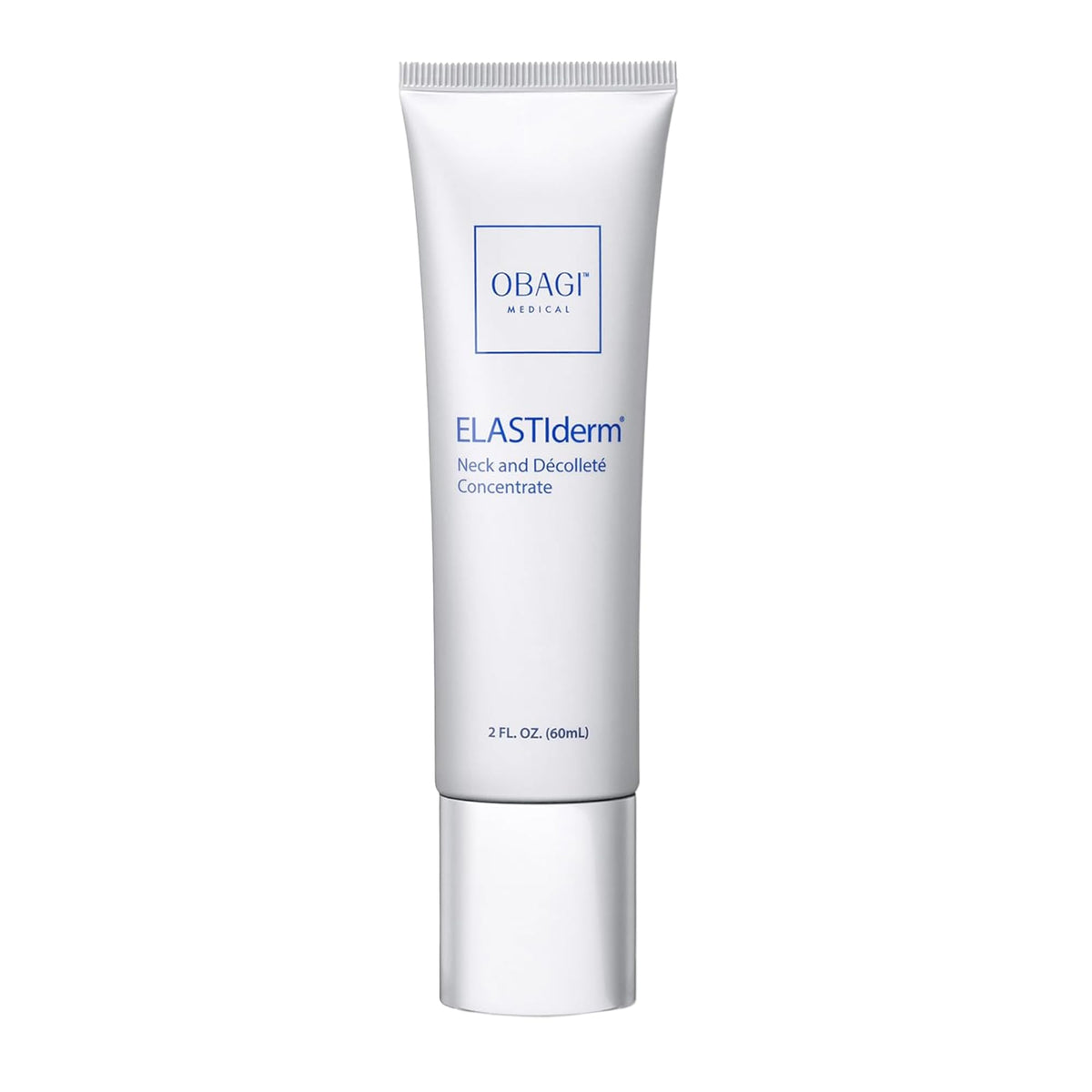 Obagi ELASTIderm neck bottle pour enables controlled application for neck care.