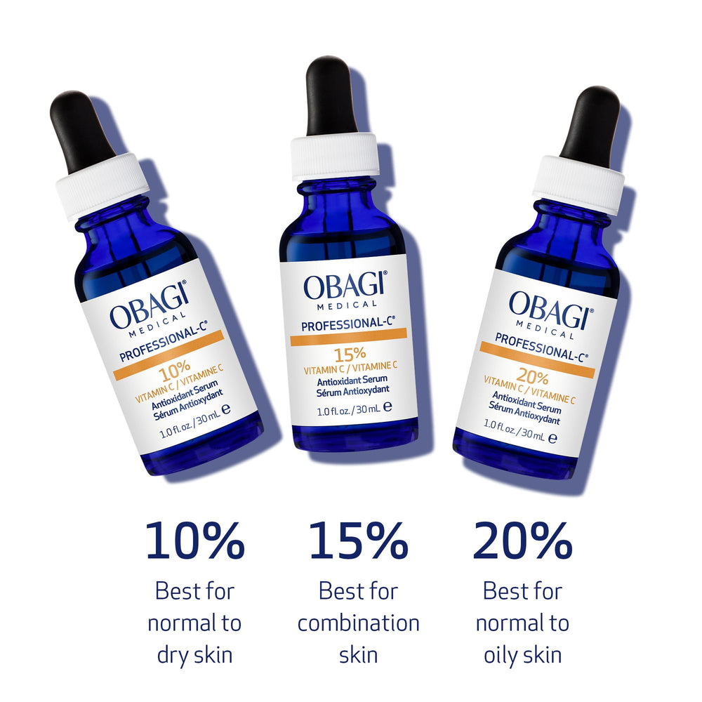 Obagi Medical Professional-C 20% Serum L-ascorbic acid formula close-up