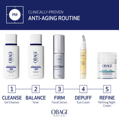 Applying Obagi Medical Retinol PHA Refining Night Cream absorbs for overnight care