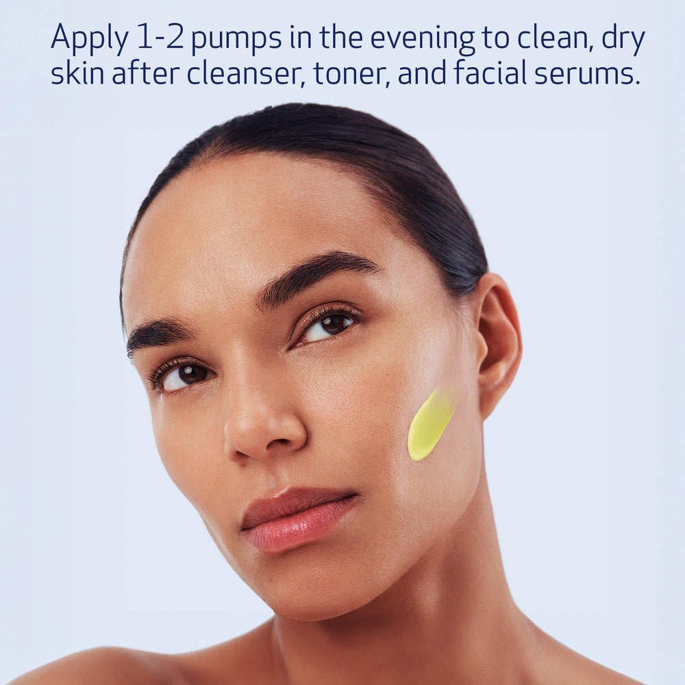 Nightstand scene with Obagi cream evokes calm nightly skincare routine