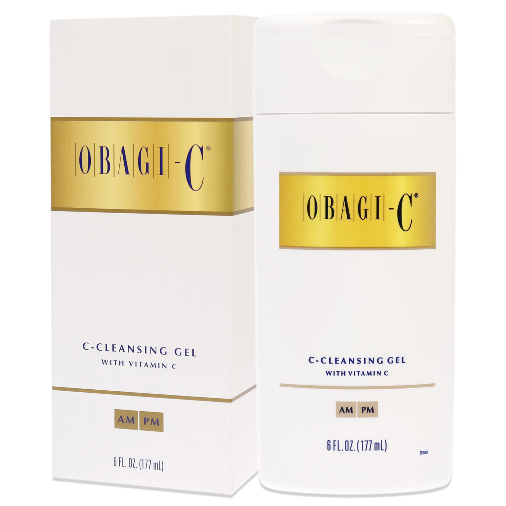 Obagi Medical System Cleansing Gel bottle on vanity for daily routine