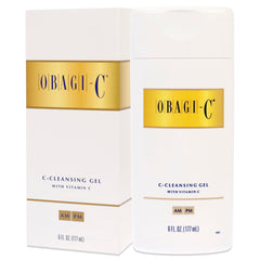Obagi Medical System Cleansing Gel bottle on vanity for daily routine