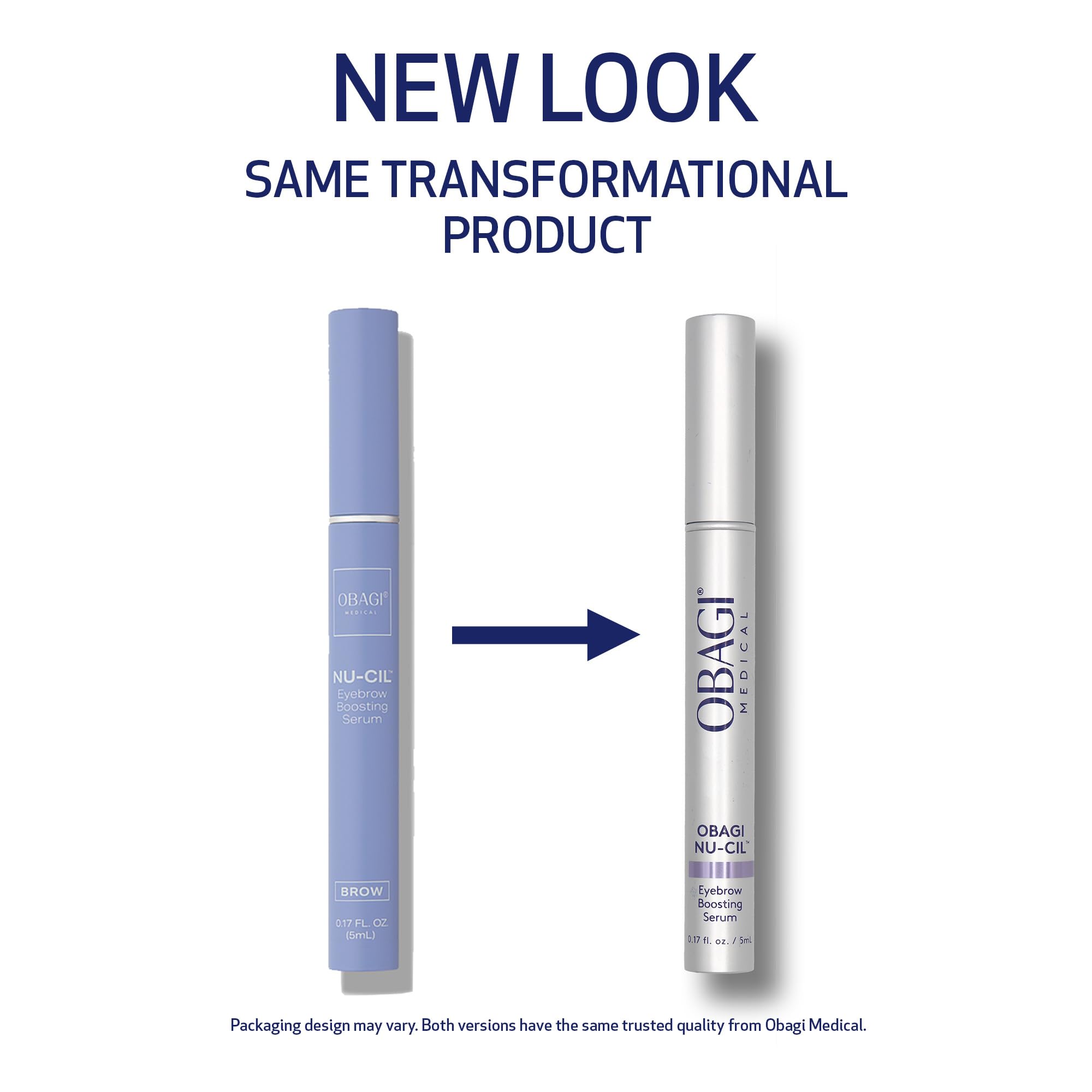 Obagi Nu-Cil application-brush enables precise brow-boosting application.