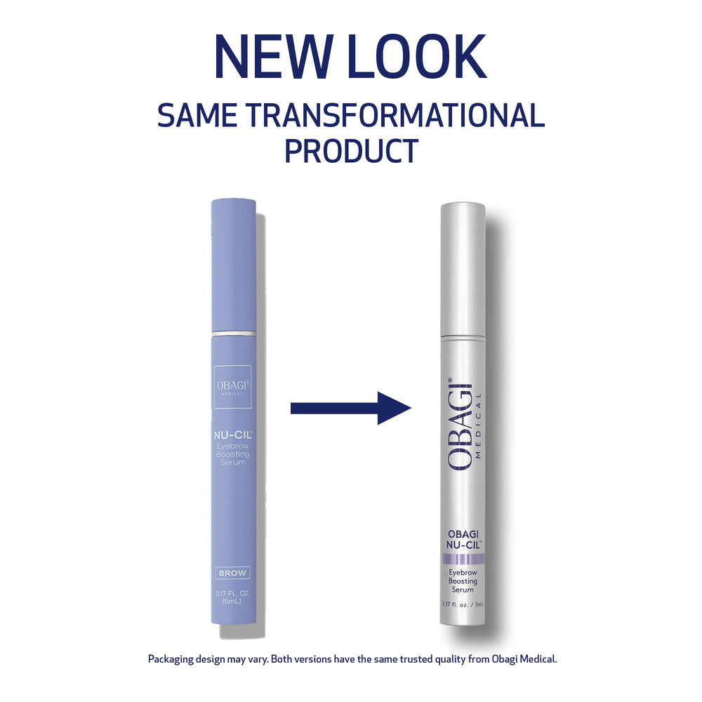 Obagi Nu-Cil application-brush enables precise brow-boosting application.