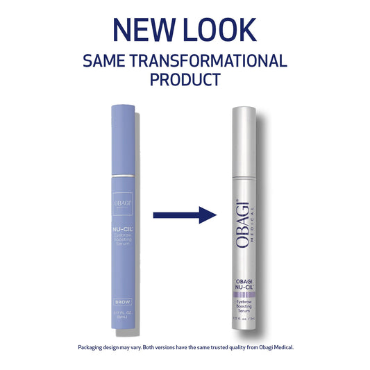 Obagi Nu-Cil application-brush enables precise brow-boosting application.