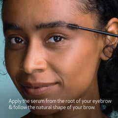 Obagi Nu-Cil brow-application-motion shows gentle glide for nourishment.