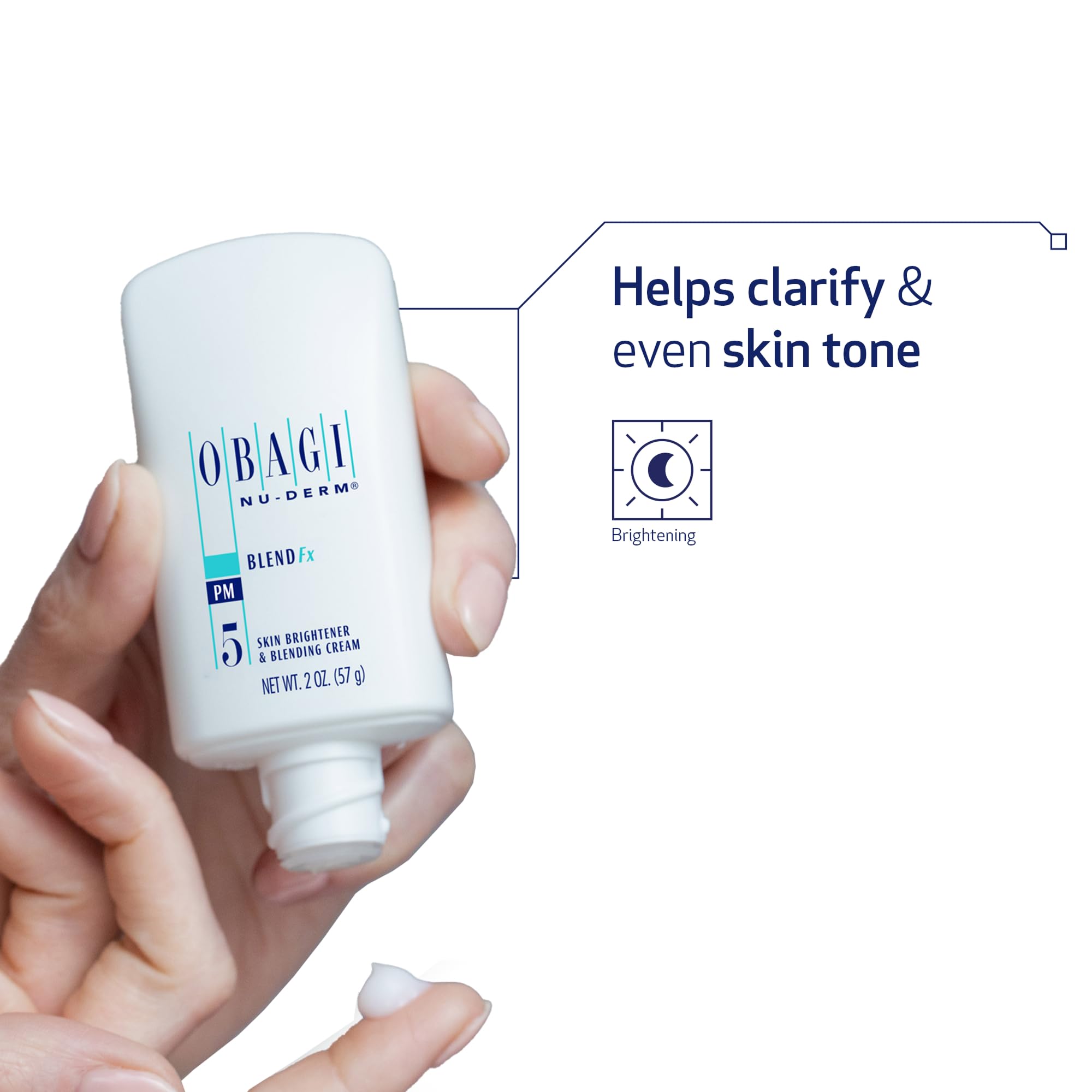 Obagi Nu-Derm Blend Fx ingredients close-up highlighting arbutin