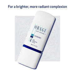 Obagi Nu-Derm Exfoderm illustration showing gentle exfoliation for normal to dry skin.