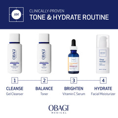 Obagi Nu-Derm Face Toner packaging shown for easy daily use.