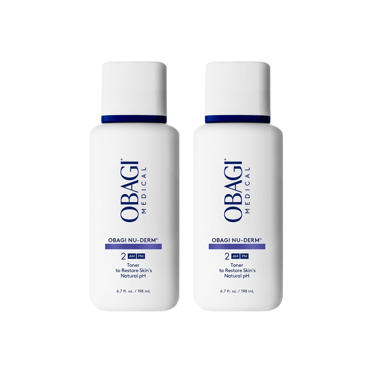 Obagi Nu-Derm Toner bottle shows alcohol-free formula for balanced skin