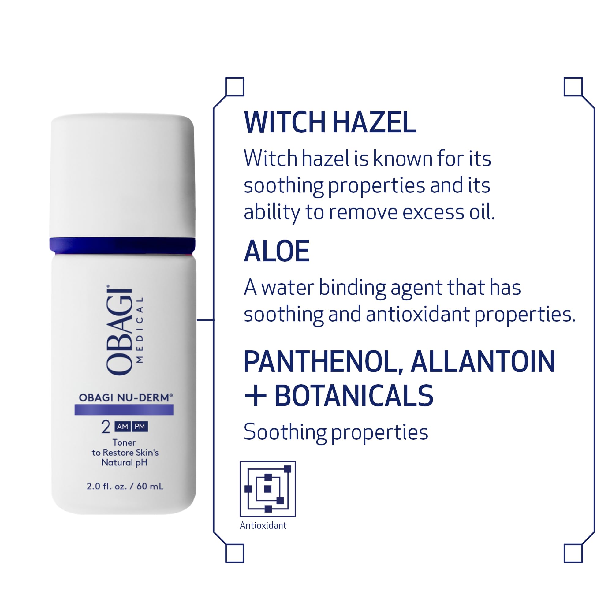 Obagi Nu-Derm Toner being applied with a cotton pad for post-cleanse refreshment.