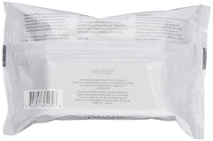 Obagi On the Go Cleansing Wipes textured wipe close-up for gentle cleansing and makeup removal.