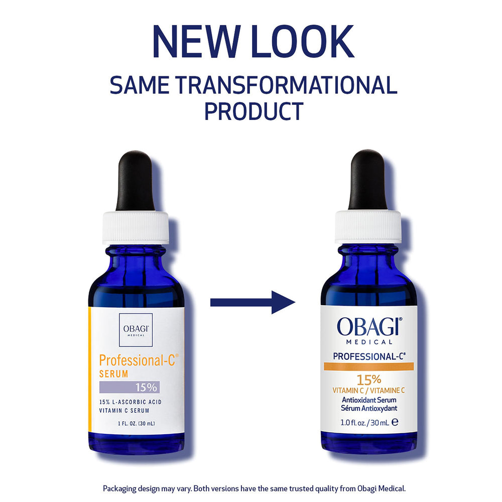 Obagi Professional-C 15% Serum bottle with stable vitamin C delivery