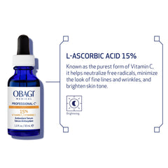 Closeup of the serum texture from Obagi Professional-C 15% Serum