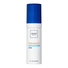 Obagi Professional-C Peptide Complex Serum bottle on vanity for even skin tone.