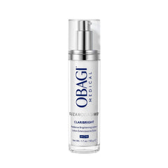 Obagi SUZANOBAGIMD Claribright bottle front suggests brighter, more even skin