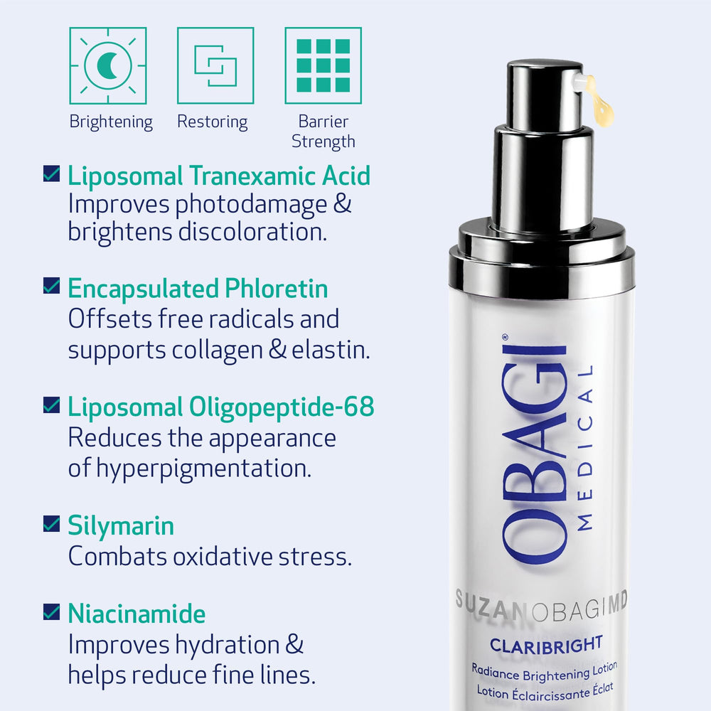 Obagi Claribright encapsulated-phloretin indicates antioxidant support