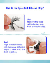 Obeyalash natural wispy lashes delivering soft definition.