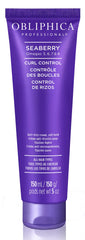 Obliphica Professional Defining Cream on damp hair for defined, frizz-free curls with natural shine.