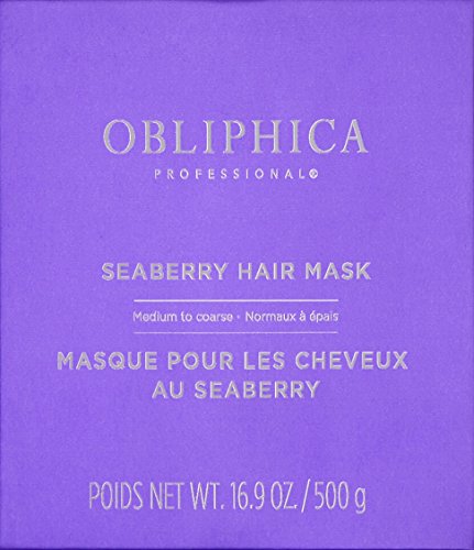 Seaberry Mask jar close-up highlights creamy, intensive conditioning texture.