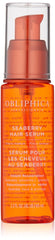 Obliphica Seaberry leave-in bottle pour nourishes and controls frizz.
