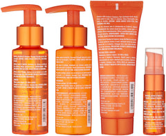 Obliphica Seaberry Travel Kit contents reveal nourishing formulas for medium to coarse hair.