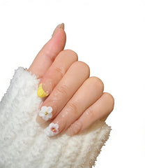 Ocean A04 nails showcasing pearls and starfish accents for beachy style