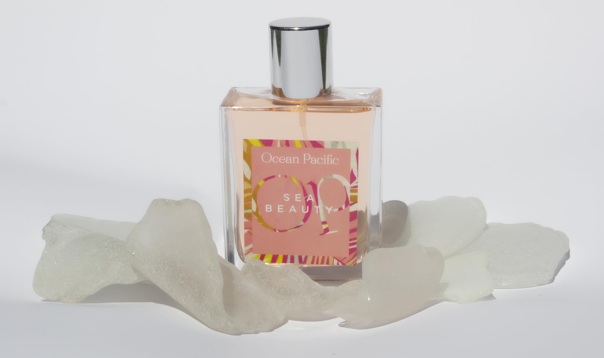 Ocean Pacific Sea Beauty for Her Eau de Parfum glass amber bottle and premium packaging