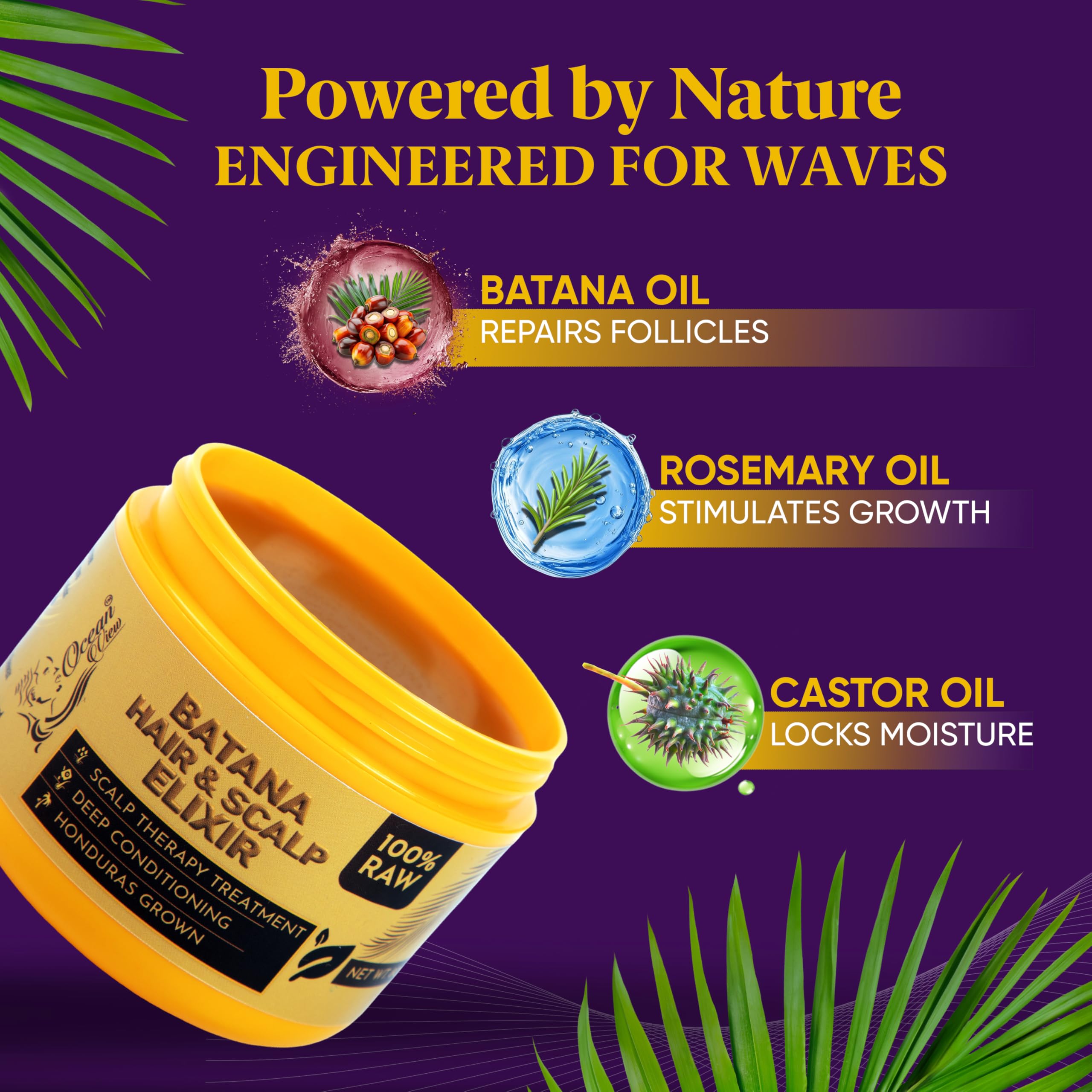 Ocean View Deep Waves Pomade waves pattern close-up illustrating long-lasting waves