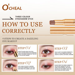 O'CHEAL day-to-night look idea with gradient blending.