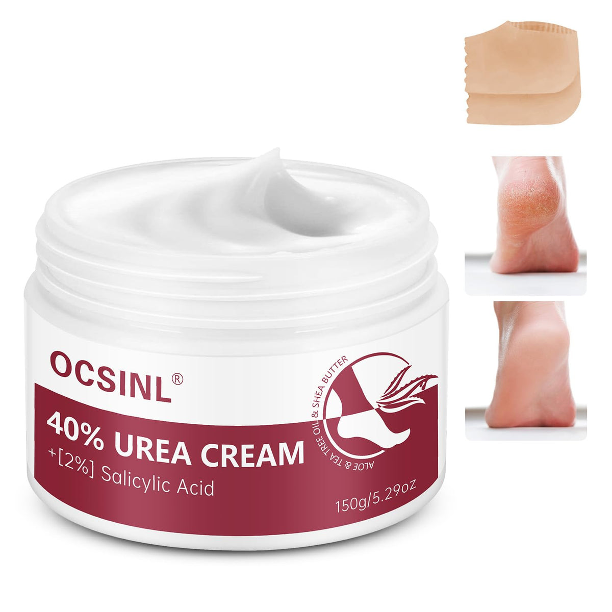 OCSINL Urea Cream 40% bottle for deep repair and hydration.