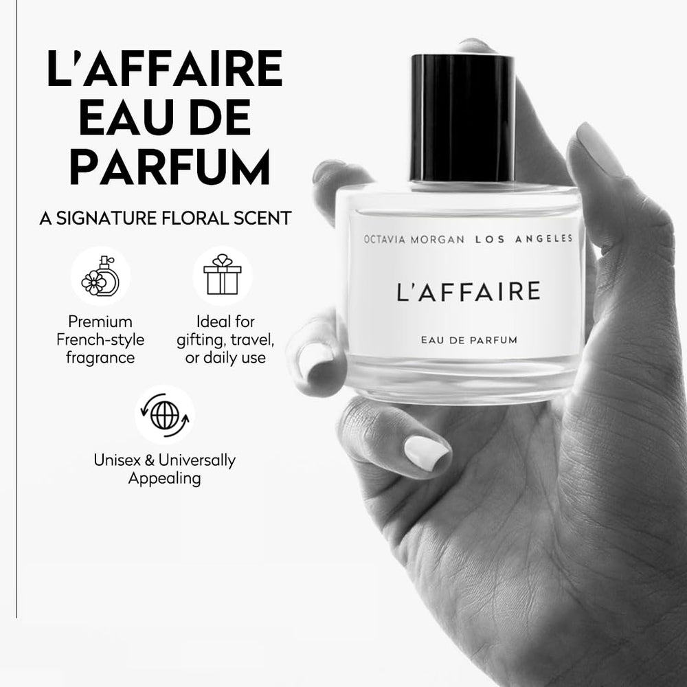 OCTAVIA MORGAN L'AFFAIRE jasmine note close-up hints at daytime freshness.