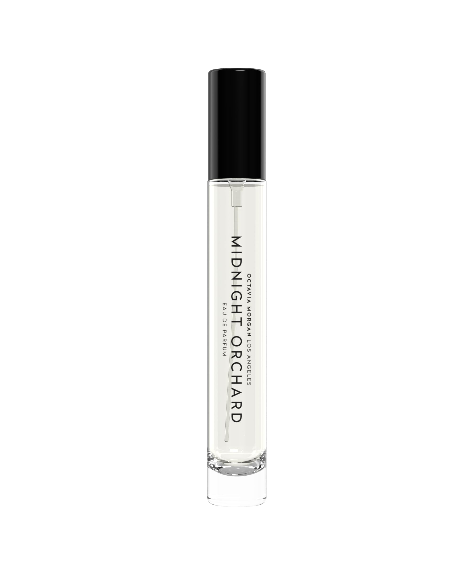 Octavia Morgan Midnight Orchard bottle view highlights fruity-woody profile for daily wear.
