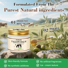 OCVWJKD Balm label close-up showing clean ingredients for sensitive skin.