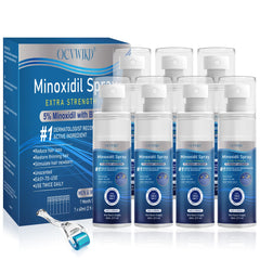 OCVWJKD 5percent Minoxidil spray bottle front view, scalp-friendly formula.