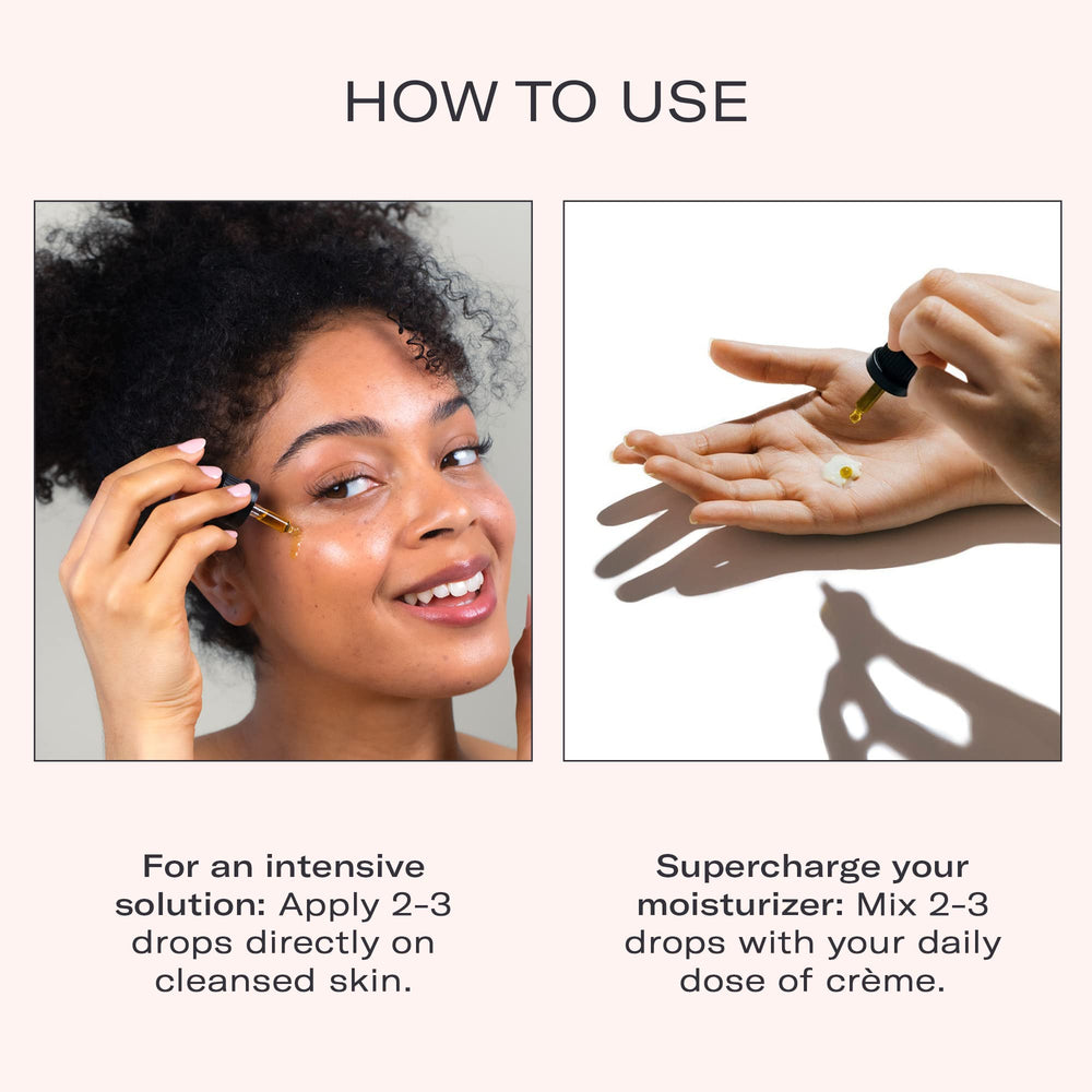 Odacité Omega-rich Marula oil nourishes skin while supporting lipid barrier.