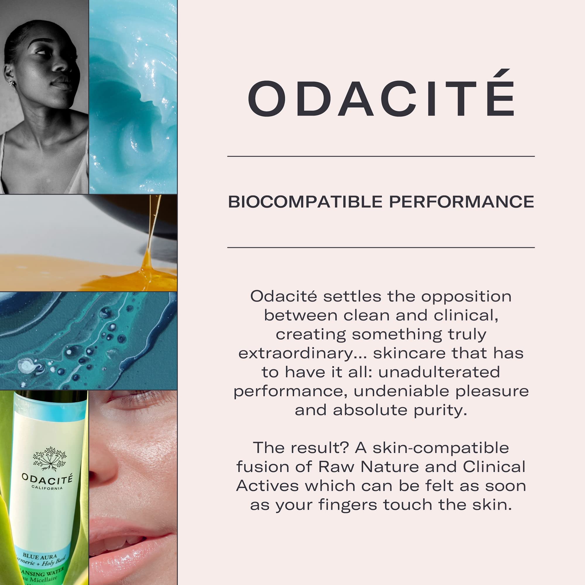 Silky serum texture on skin demonstrating quick absorption.