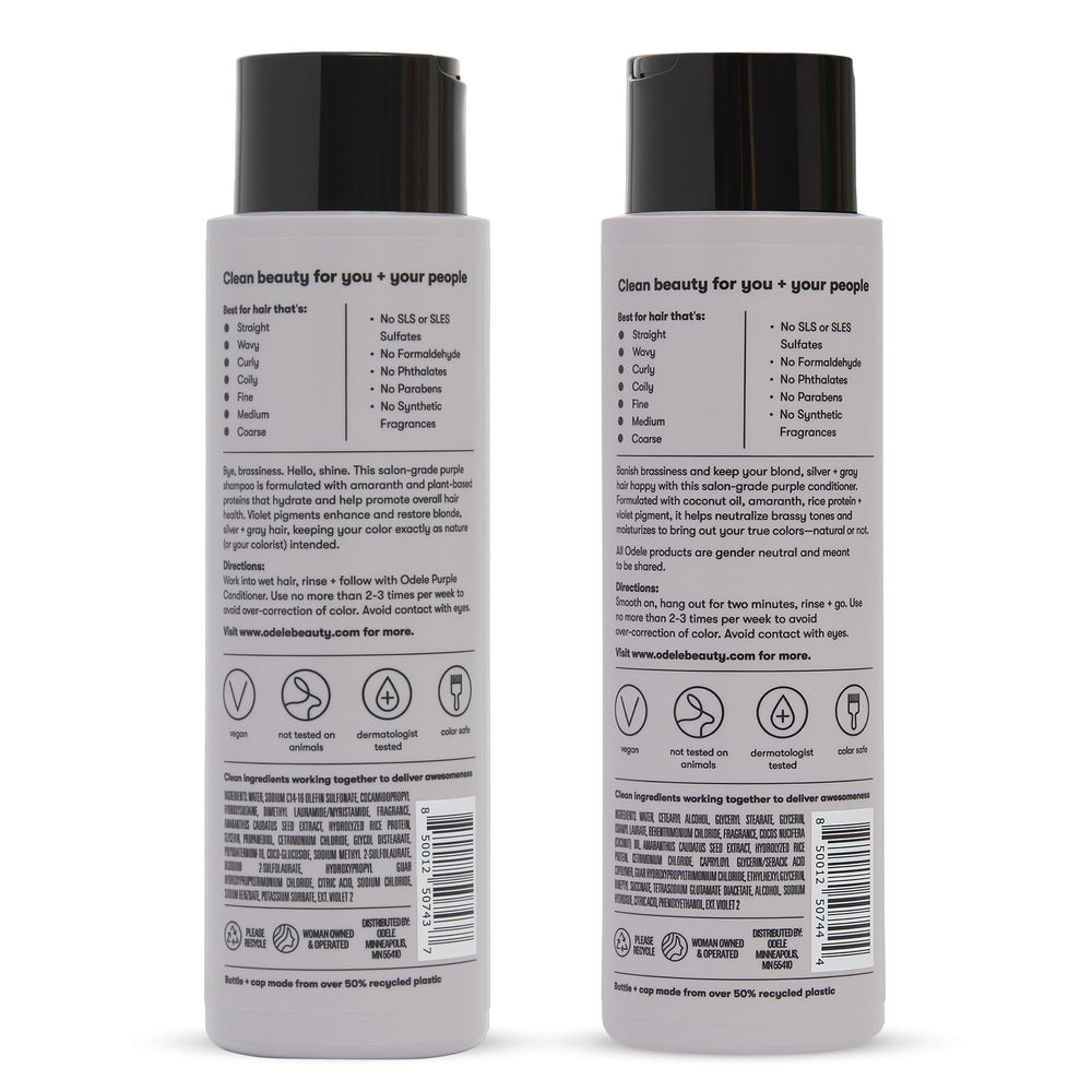 Odele brand logo and packaging reflect vegan, cruelty-free care