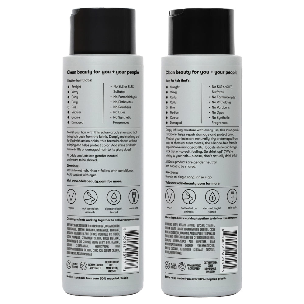 Odele brand logo with Moisture Repair line on shelf