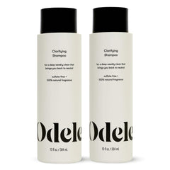 Odele Clarifying Shampoo bottle front shows sulfate-free formula for all hair types