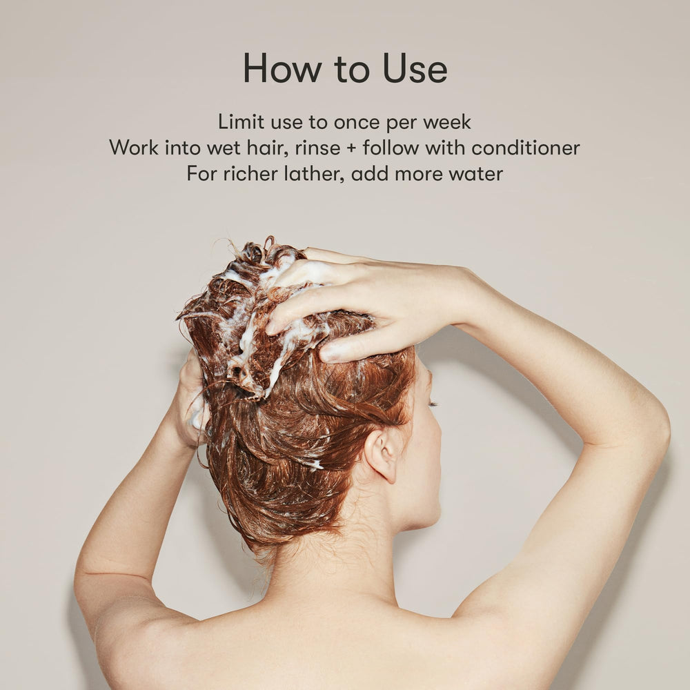 Odele Clarifying Shampoo store display demonstrates product lineup