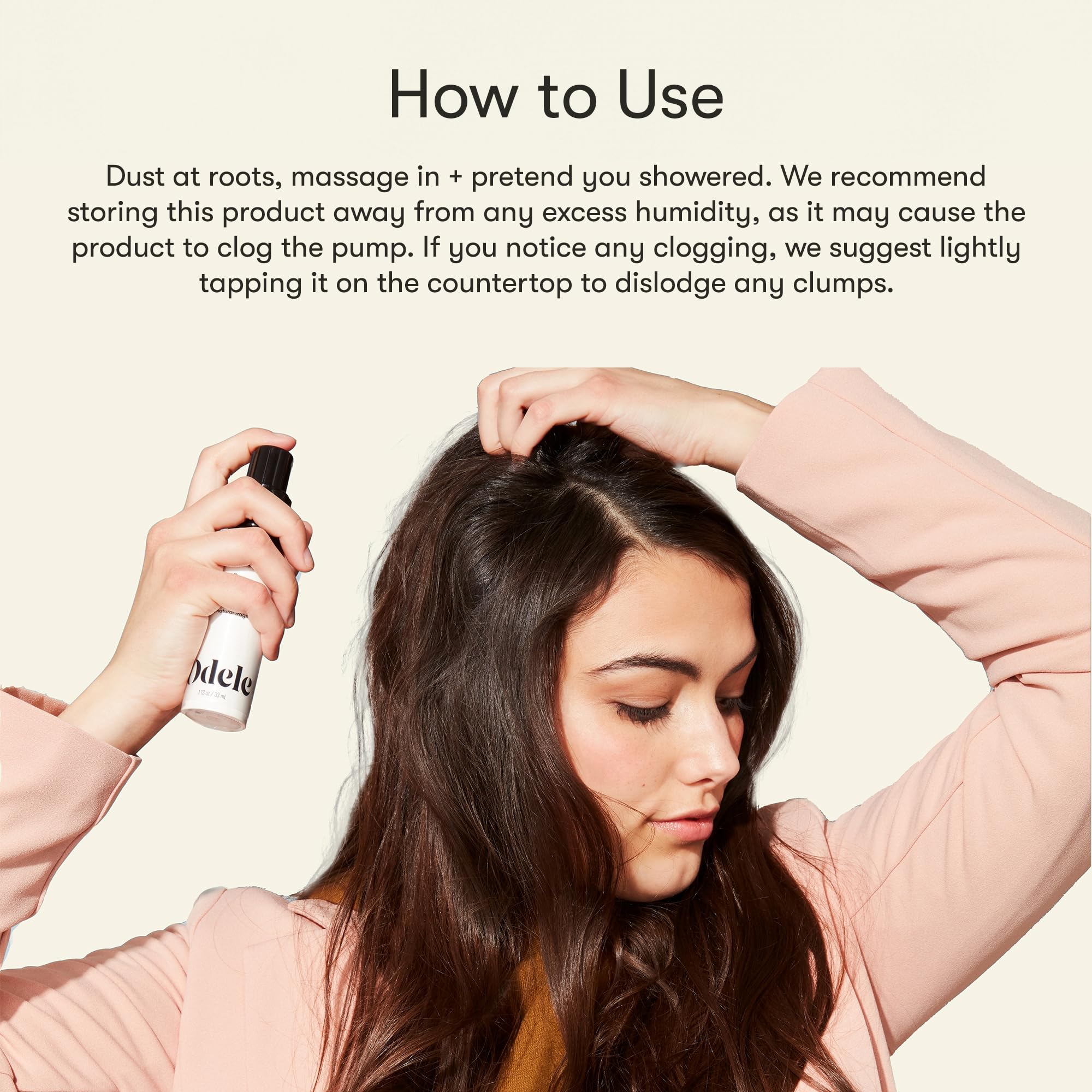 Odele Dry Shampoo algae-lavender benefits soothe scalp dryness